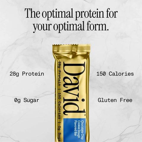 David Protein Bar Chocolate Chip Cookie Dough 62g