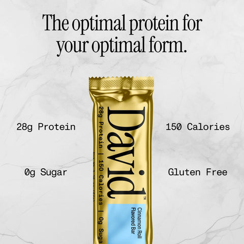 David Protein Bar Cinnamon Roll 62g