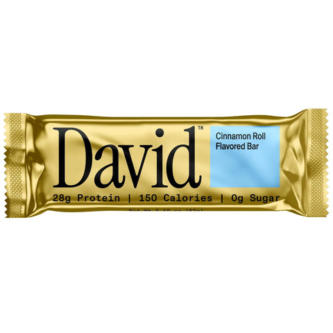 David Protein Bar Cinnamon Roll 62g