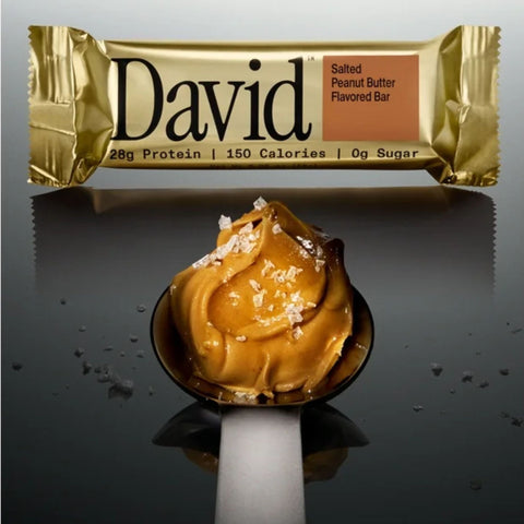 David Protein Bar Salted Peanut Butter 62g
