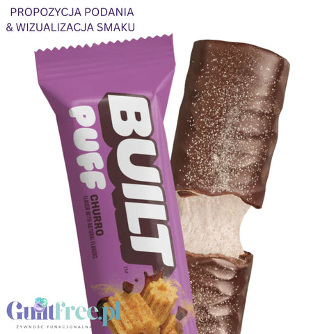 Built Bar Protein Puffs - Churro 17g protein & 140kcal