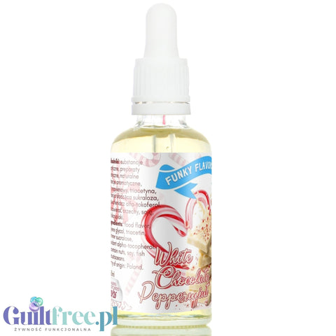 Funky Flavors Sweet White Chocolate Peppermint - słodzony skoncentrowany aromat tortu miętowego z białą czekoladą