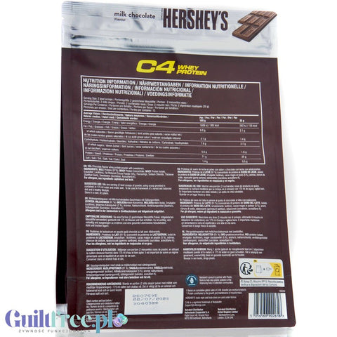 Hershey's® C4 Whey Protein 455g - Hershey's only original protein supplement