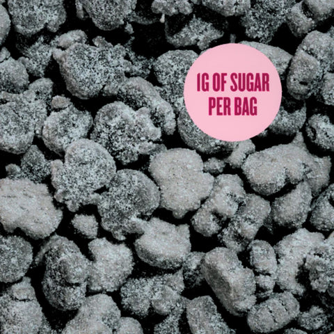 Pandy Candy Salty Squids - błonnikowe żelki bez cukru 45% mniej kalorii, słona Lukrecja