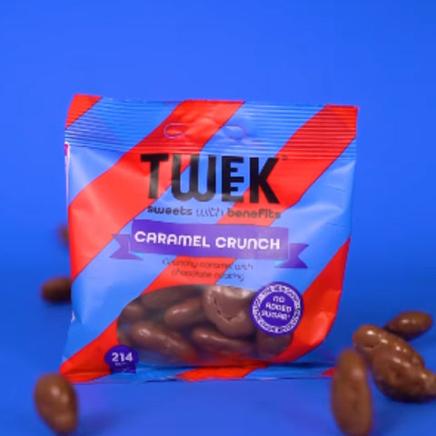 TWEEK Caramel Crunch - chocolate almond and caramel crunch with no added sugar