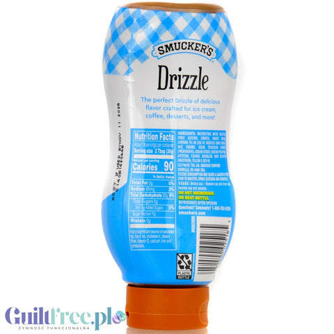 Smucker's Sundae Sugar Free Caramel Syrup - gęsty syrop karmelowy bez cukru