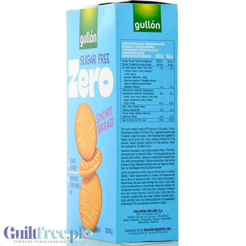 Gullón sugar free butterscotch cookies 330g