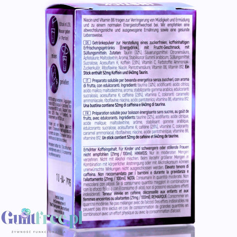 InStick Energy Acai - instant energy drink without sugar and calories