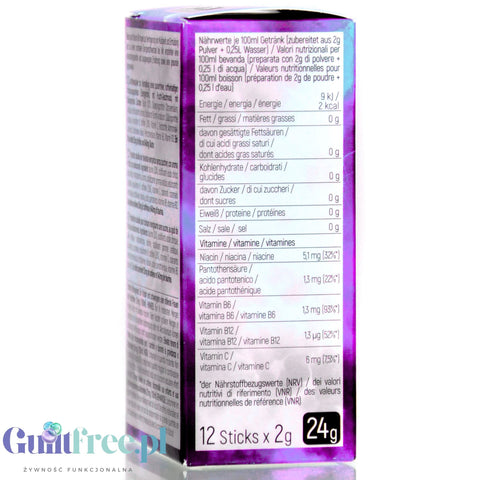 InStick Energy Acai - instant energy drink without sugar and calories