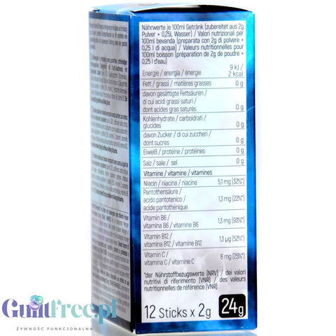 InStick Energy Coco & Blueberry - instant energy drink without sugar and calories, flavor Coconut and Blueberry