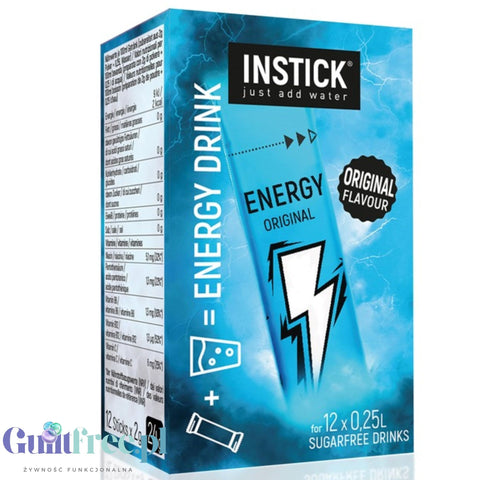 InStick Energy Coco & Blueberry - instant energy drink without sugar and calories, flavor Coconut and Blueberry