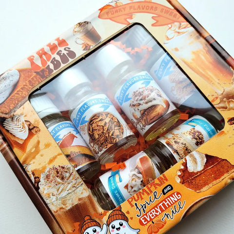 Funky Flavors Sweet 6 x 10ml, Autumn Concert Tester Set for Two Crickets