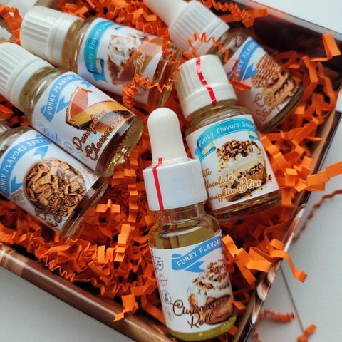 Funky Flavors Sweet 6 x 10ml, Autumn Concert Tester Set for Two Crickets