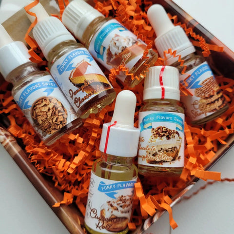 Funky Flavors Sweet 6 x 10ml, Autumn Concert Tester Set for Two Crickets