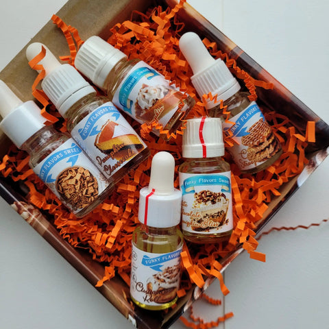 Funky Flavors Sweet 6 x 10ml, Autumn Concert Tester Set for Two Crickets