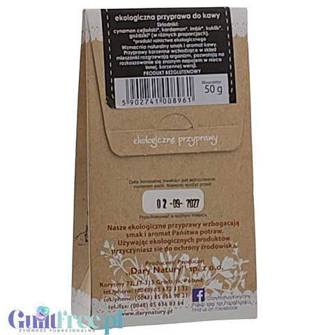 Dary Natury Organic Coffee Spice
