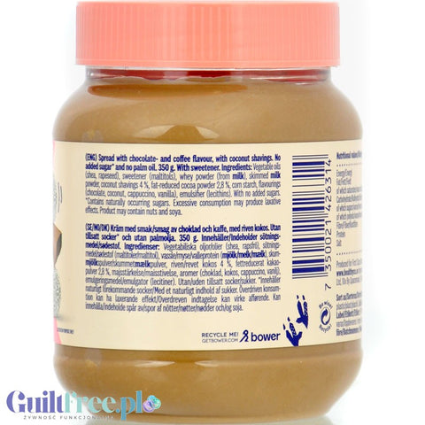 HealthyCo Nella Chocolate Ball - krem czekoladowy o smaku kawy i kokosa, bez cukru i oleju palmowego