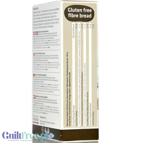 Sukrin Fiberbrod - gluten-free low-carbohydrate bread mix without kneading