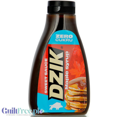Dzik Sweet Sauce Klonowy, naleśnikowy syrop zero cukru o smaku syropu klonowego 6kcal