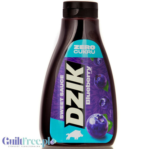 Dzik Sweet Sauce Jagoda, syrop zero cukru o smaku jagodowym 5kcal