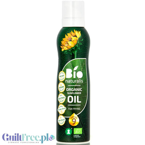 Bio Naturalis Organic Sunflower Oil - cold-pressed sunflower oil for Air Fryer spray