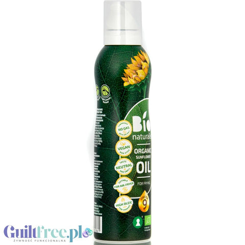 Bio Naturalis Organic Sunflower Oil - cold-pressed sunflower oil for Air Fryer spray