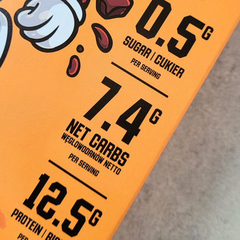 Gains Therapy Cocoa Crunch - bezglutenowe keto płatki czekoladowe o wysokiej zawartości białka