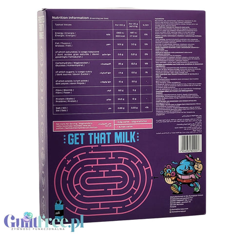 Gains Therapy Frost Rings - gluten-free keto flakes strawberry & honey with high protein content