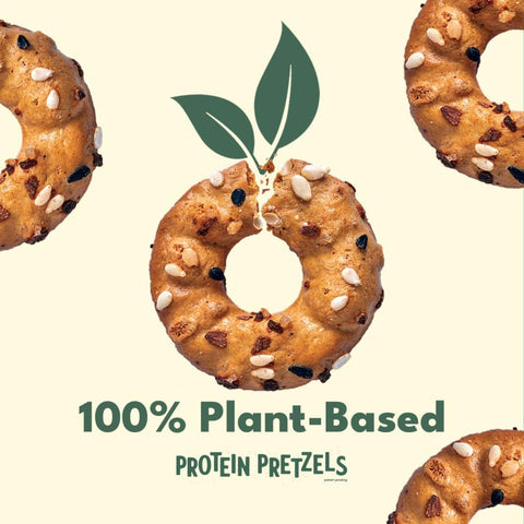 Crisp Power Protein Pretzels Everything Spice - keto protein pretzels, 28g protein & 190kcal
