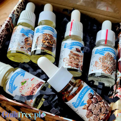 Funky Flavors Sweet 6 x 10ml, Frosted Tales Tester Set