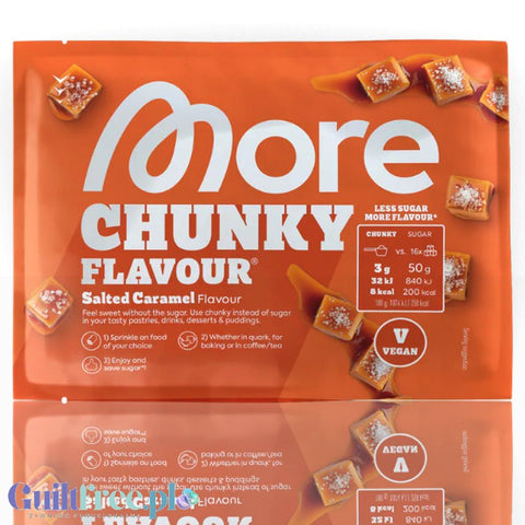 More Nutrition Chunky Flavor Salted Caramel 30g - wegański aromat w proszku, Solony Karmel
