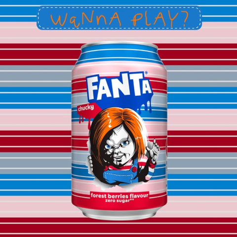 Fanta Chucky's Punch Forest Berries Zero Sugar 330ml - limited Fanta without sugar and calories