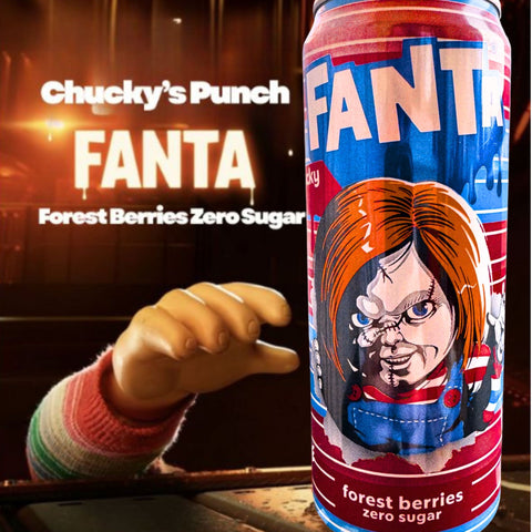 Fanta Chucky's Punch Forest Berries Zero Sugar 330ml - limited Fanta without sugar and calories