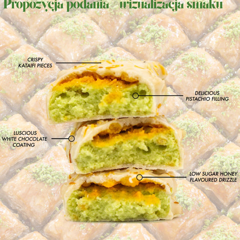 Per4m Protein Bar Baklava - 20g protein bar, with pistachios and white chocolate