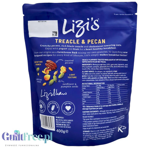 Lizi's Granola Treacle & Pecan - owsiana granola z pekanami i melasą GL7,3