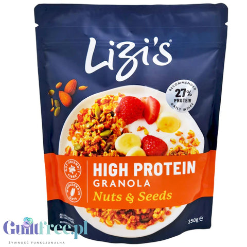 Lizi's High Protein wegańska granola proteinowa 27g białka