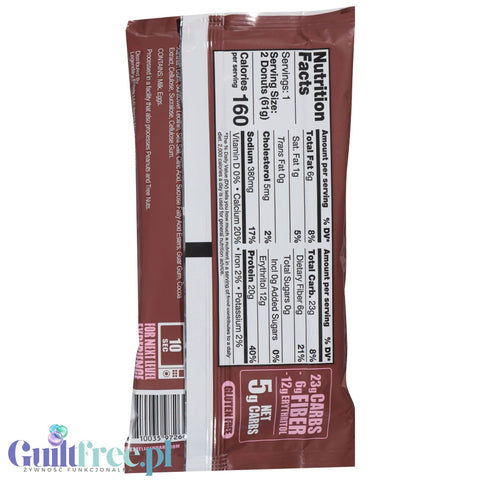 Legendary Foods Protein Donuts Chocolate Dipped - czekoladowe keto donuty bez glutenu 20g białka