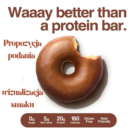 Legendary Foods Protein Donuts Chocolate Dipped - czekoladowe keto donuty bez glutenu 20g białka