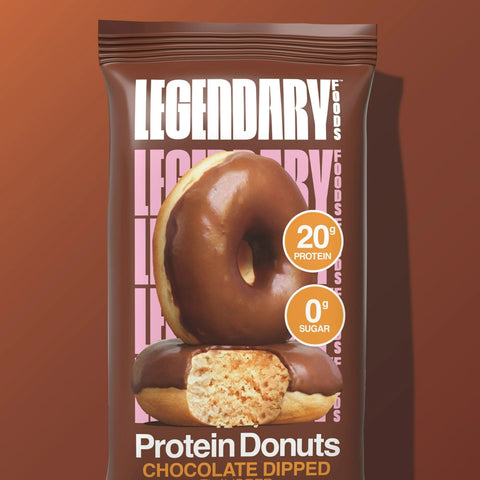 Legendary Foods Protein Donuts Chocolate Dipped - czekoladowe keto donuty bez glutenu 20g białka