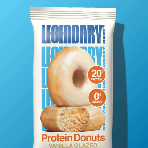 Legendary Foods Protein Donuts Vanilla Glazed - donuty waniliowe z lukrem 20g białka