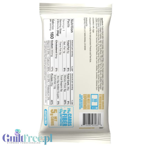 Legendary Foods Protein Donuts Vanilla Glazed - donuty waniliowe z lukrem 20g białka