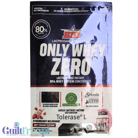 BIG® Only Whey Zero Strawberry Milkshake 30g