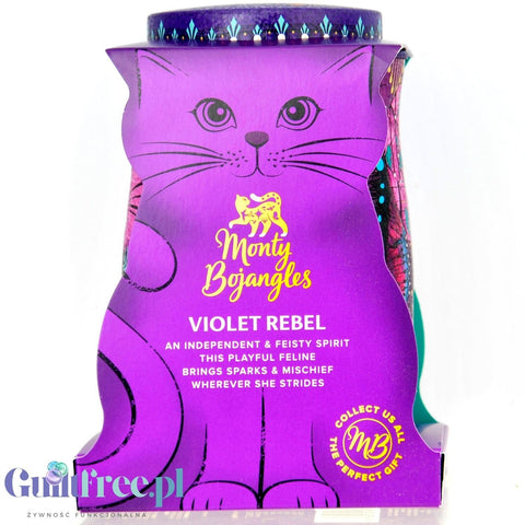 Monty Bojangles Chocolatey Truffles Violet Rebel (CHET MEAL) obłędne luksusowe praliny w zjawiskowej kociej puszce