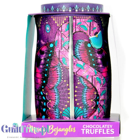 Monty Bojangles Chocolatey Truffles Violet Rebel (CHET MEAL) obłędne luksusowe praliny w zjawiskowej kociej puszce