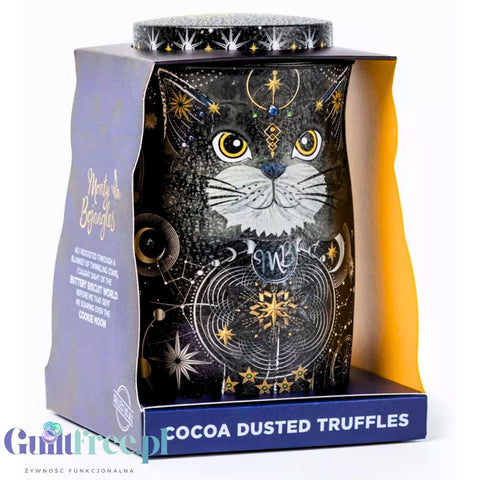 Monty Bojangles Cookie Moon Truffles (CHET MEAL) obłędne luksusowe praliny w zjawiskowej kociej puszce