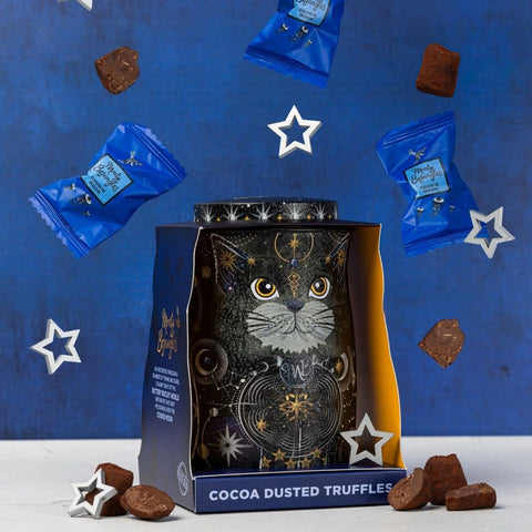 Monty Bojangles Cookie Moon Truffles (CHET MEAL) obłędne luksusowe praliny w zjawiskowej kociej puszce
