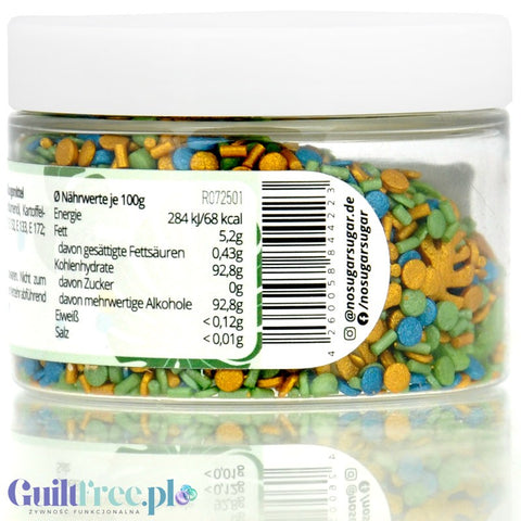 NO SUGAR SUGAR Streusel Mix Tropical Dream - posypka bez cukru z erytrolem 72kcal