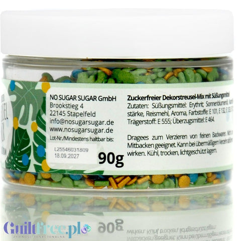 NO SUGAR SUGAR Streusel Mix Tropical Dream - posypka bez cukru z erytrolem 72kcal