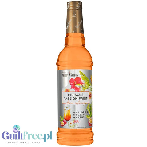 Jordan's Skinny Syrups Hibiscus Passion Fruit syrop zero kalorii (smak Hibiskus & Marakuja)