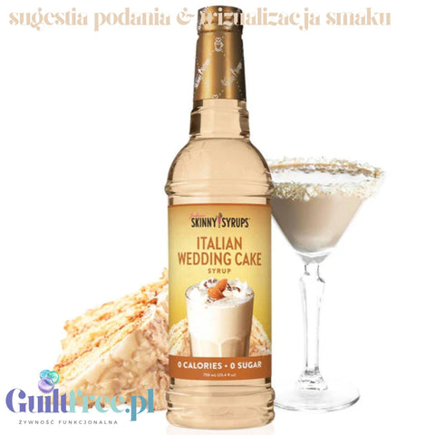 Jordan's Skinny Syrups Italian Weeding Cake - syrop zero kalorii o smaku Tortu z Kremem
